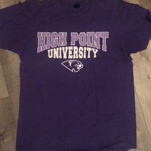 High Point University Purple Tee